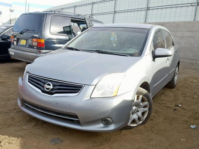 3N1AB6AP8AL626089 - 2010 NISSAN SENTRA 2.0 GRAY photo 2