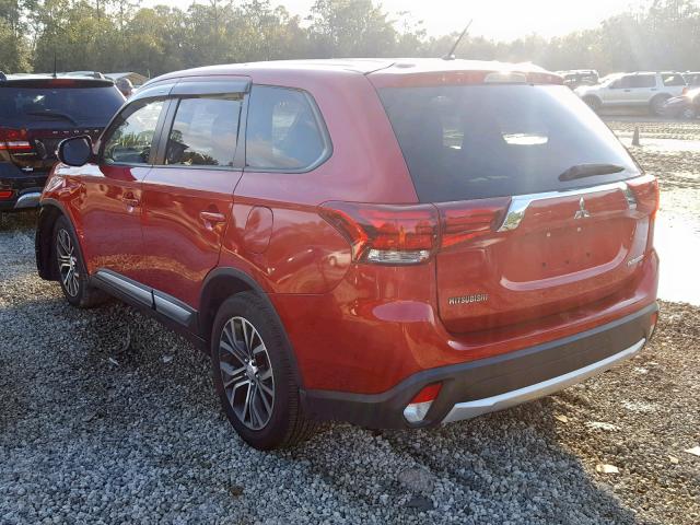 JA4AD3A32GZ063152 - 2016 MITSUBISHI OUTLANDER RED photo 3