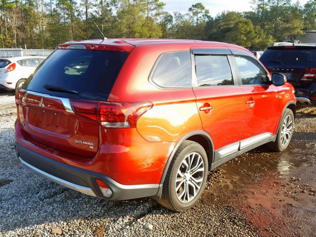 JA4AD3A32GZ063152 - 2016 MITSUBISHI OUTLANDER RED photo 4