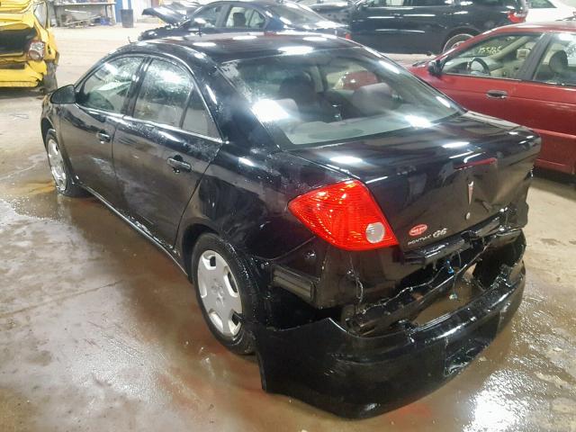 1G2ZF57B384137145 - 2008 PONTIAC G6 VALUE L BLACK photo 3