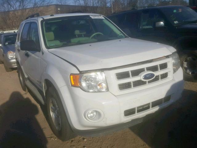 1FMCU5K33CKB19946 - 2012 FORD ESCAPE HYB WHITE photo 1