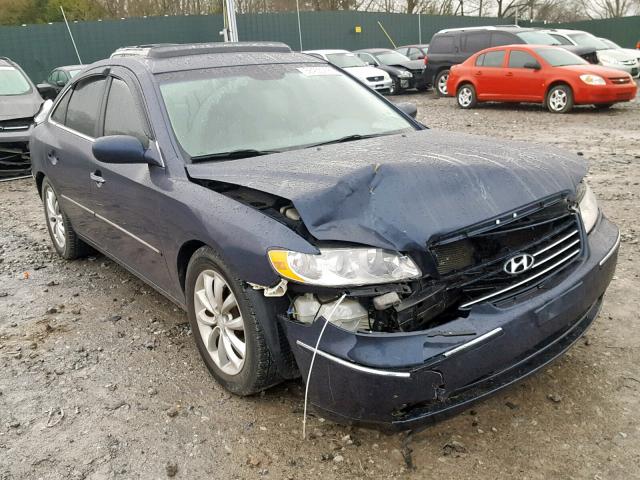 KMHFC46F96A115859 - 2006 HYUNDAI AZERA SE BLUE photo 1