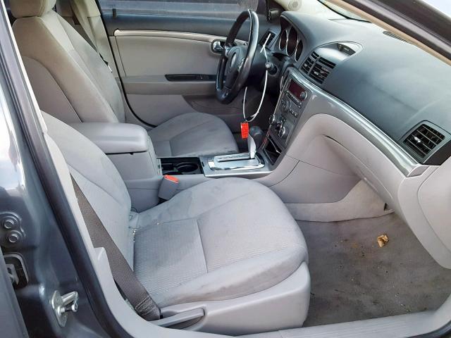 1G8ZS57N58F223122 - 2008 SATURN AURA XE GRAY photo 5