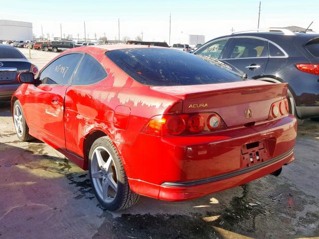 JH4DC530X5S015570 - 2005 ACURA RSX TYPE-S RED photo 3