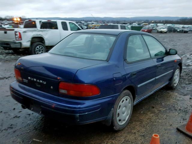 JF1GC43571H500282 - 2001 SUBARU IMPREZA L BLUE photo 4