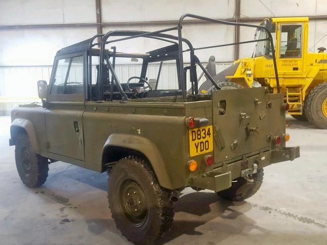 SALLDVAC7AA297214 - 1987 LAND ROVER DEFENDER GREEN photo 3