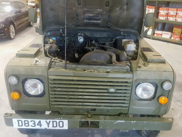 SALLDVAC7AA297214 - 1987 LAND ROVER DEFENDER GREEN photo 7