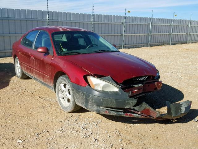 1FAFP55281A251203 - 2001 FORD TAURUS SES RED photo 1
