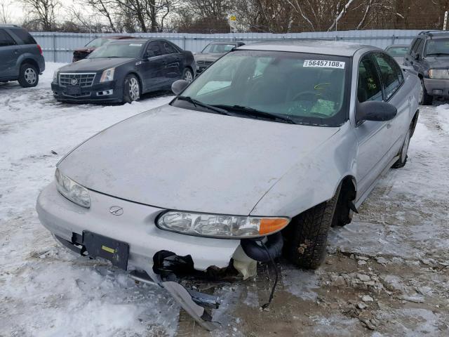 1G3NL52E63C194393 - 2003 OLDSMOBILE ALERO GL GRAY photo 2