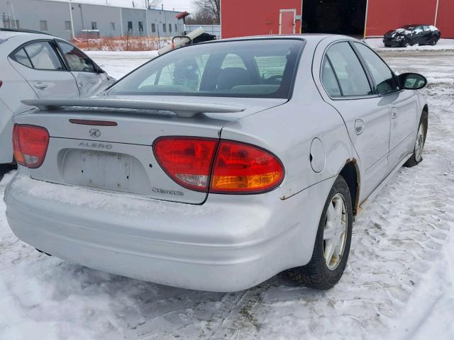 1G3NL52E63C194393 - 2003 OLDSMOBILE ALERO GL GRAY photo 4