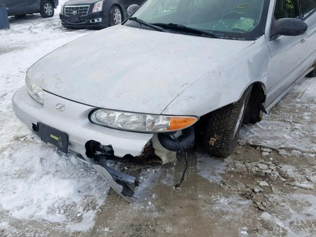 1G3NL52E63C194393 - 2003 OLDSMOBILE ALERO GL GRAY photo 9