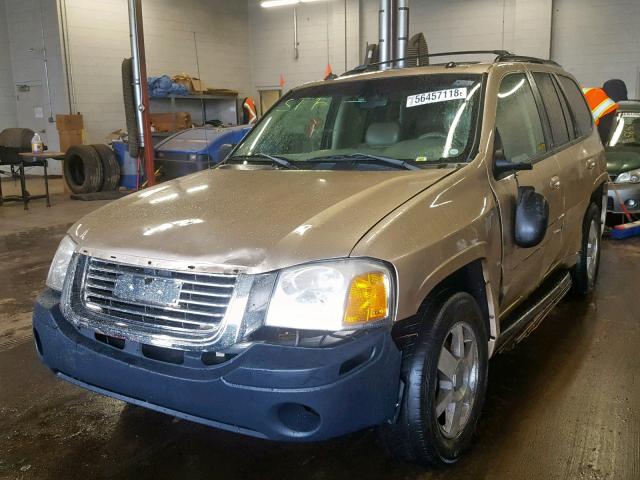 1GKDT13S442253638 - 2004 GMC ENVOY TAN photo 2