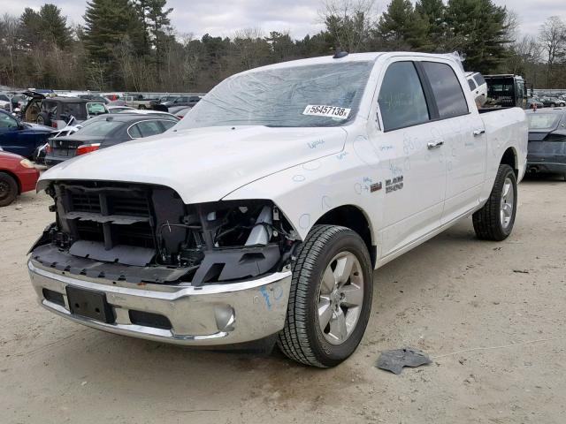 3C6RR7LTXJG230273 - 2018 RAM 1500 SLT WHITE photo 2