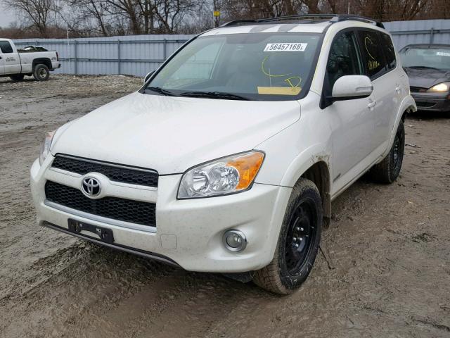 2T3DF4DV3AW057335 - 2010 TOYOTA RAV4 LIMIT WHITE photo 2