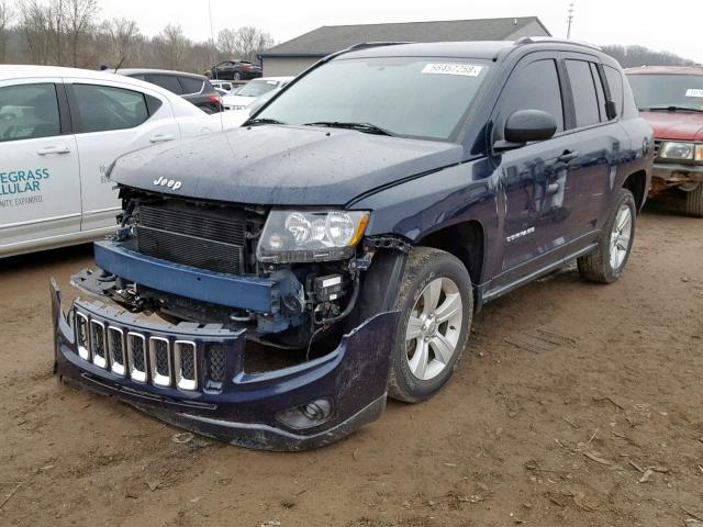1C4NJDBBXFD253997 - 2015 JEEP COMPASS SP 蓝色 照片 2