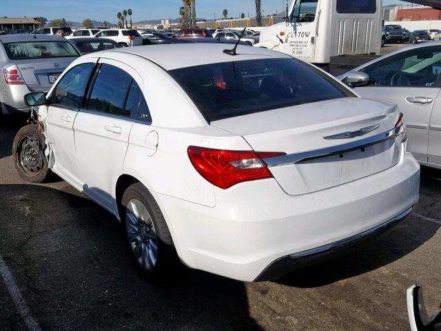 1C3CCBAB7EN124734 - 2014 CHRYSLER 200 LX WHITE photo 3