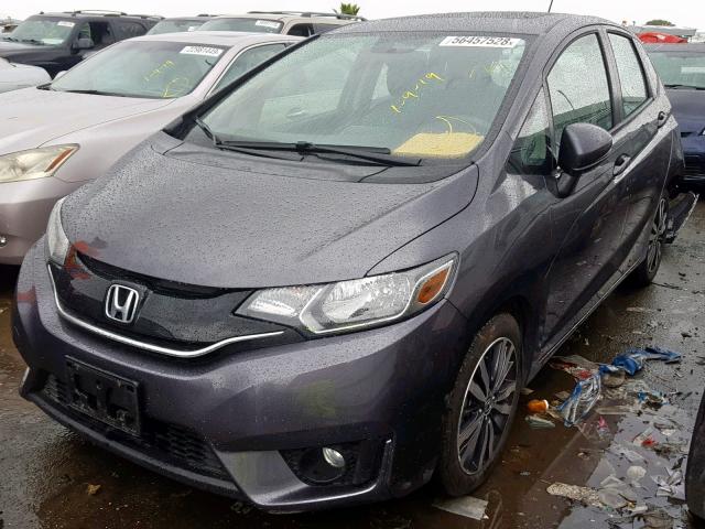 3HGGK5H83FM746207 - 2015 HONDA FIT EX GRAY photo 2