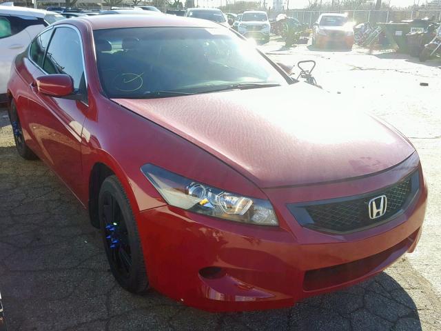 1HGCS11858A014212 - 2008 HONDA ACCORD EXL RED photo 1