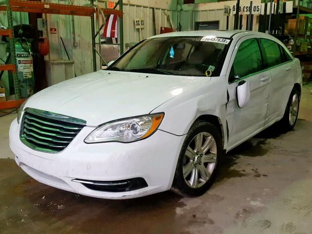 1C3CCBBG4CN249939 - 2012 CHRYSLER 200 TOURIN WHITE photo 2