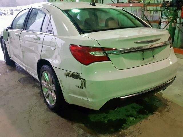 1C3CCBBG4CN249939 - 2012 CHRYSLER 200 TOURIN WHITE photo 3