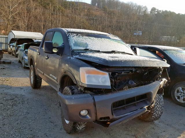 1N6AA0ECXCN328325 - 2012 NISSAN TITAN S CHARCOAL photo 1