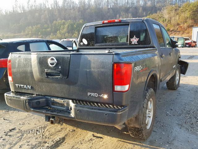 1N6AA0ECXCN328325 - 2012 NISSAN TITAN S CHARCOAL photo 4