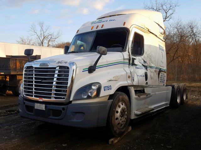 3AKJGLD59FSFZ5686 - 2015 FREIGHTLINER CASCADIA 1 WHITE photo 2