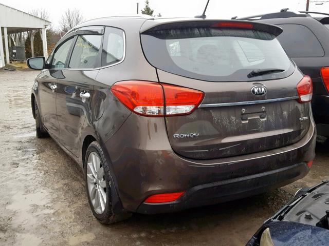 KNAHU8A3XE7045652 - 2014 KIA RONDO BROWN photo 3