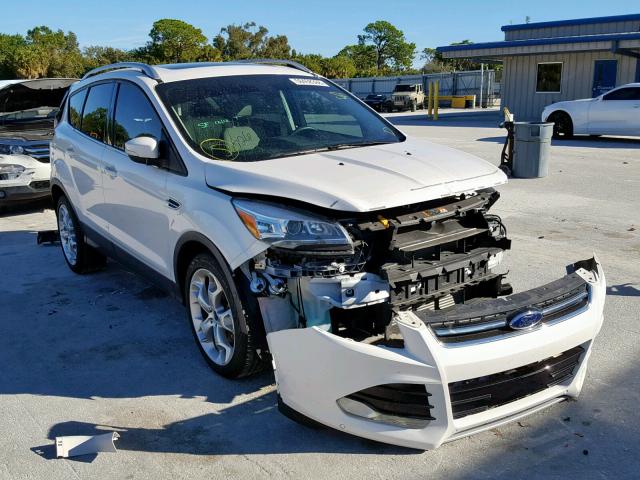 1FMCU0J9XEUB93364 - 2014 FORD ESCAPE TIT WHITE photo 1