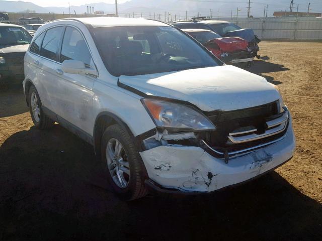 JHLRE3H70BC010608 - 2011 HONDA CR-V EXL WHITE photo 1