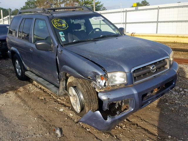 JN8DR09X22W651917 - 2002 NISSAN PATHFINDER BLUE photo 1