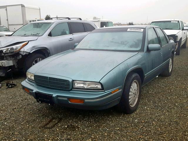 2G4WB55L8R1463442 - 1994 BUICK REGAL CUST GREEN photo 2