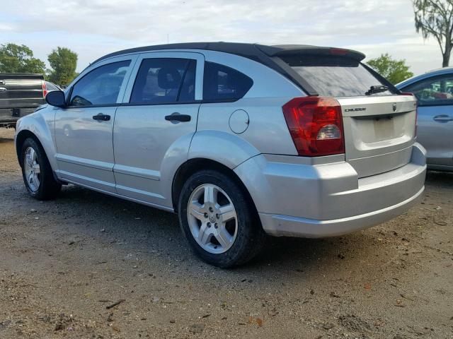 1B3HB48B37D258639 - 2007 DODGE CALIBER SX SILVER photo 3