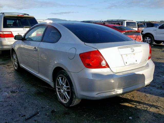 JTKDE177660114193 - 2006 TOYOTA SCION TC 银色 照片 3
