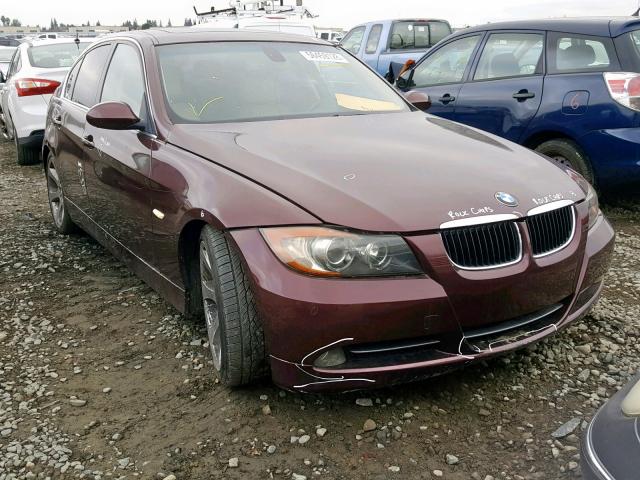 WBAVB33566PS11497 - 2006 BMW 330 I BURGUNDY photo 1