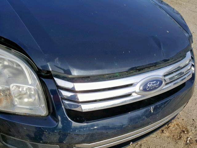 3FAHP06Z48R244661 - 2008 FORD FUSION S BLUE photo 9