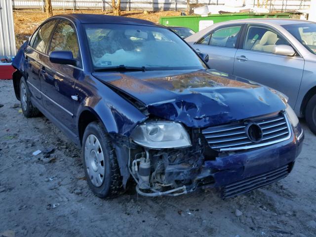 WVWMD63B33E067589 - 2003 VOLKSWAGEN PASSAT GL BLUE photo 1