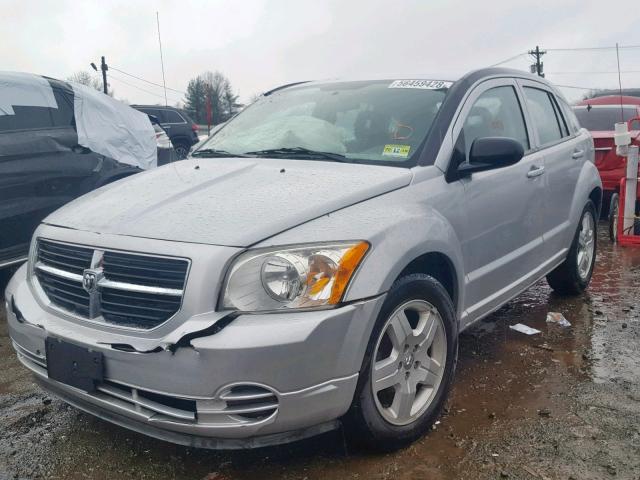 1B3HB48A59D225037 - 2009 DODGE CALIBER SX SILVER photo 2