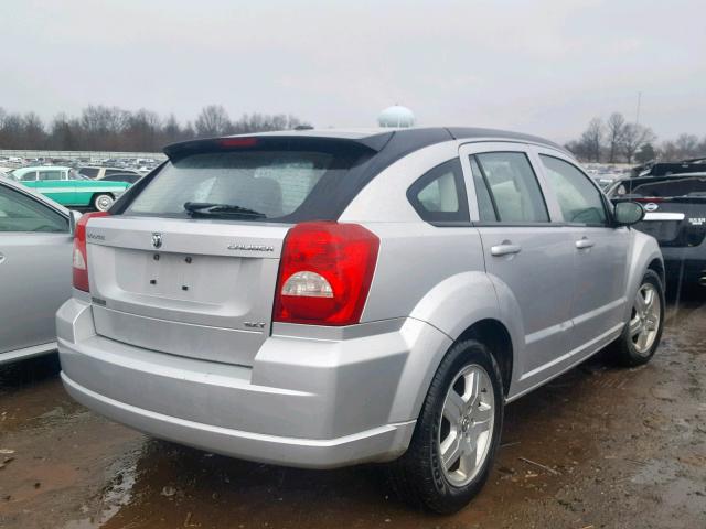 1B3HB48A59D225037 - 2009 DODGE CALIBER SX SILVER photo 4