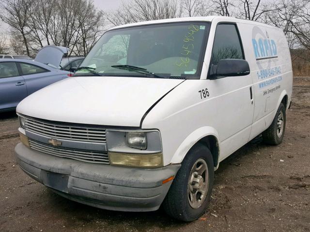 1GCDM19X64B121153 - 2004 CHEVROLET ASTRO WHITE photo 2