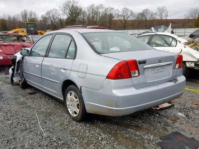 2HGES26823H576408 - 2003 HONDA CIVIC EX SILVER photo 3