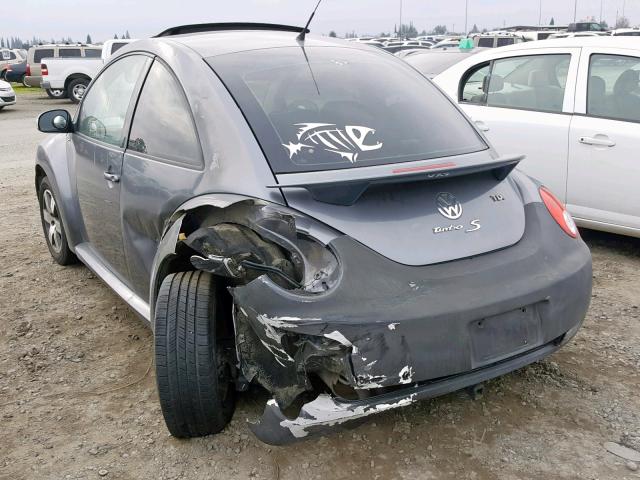 3VWRR31C76M401135 - 2006 VOLKSWAGEN NEW BEETLE Grafit foto 3