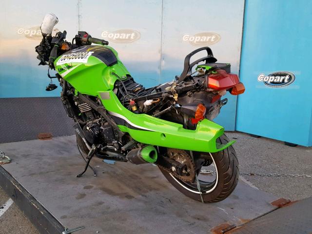 JKAEXVD156A098795 - 2006 KAWASAKI EX500 D GREEN photo 3