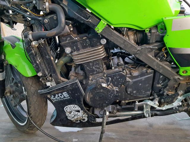 JKAEXVD156A098795 - 2006 KAWASAKI EX500 D GREEN photo 7