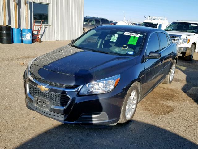 1G11C5SL8FF294262 - 2015 CHEVROLET MALIBU 1LT BLACK photo 2