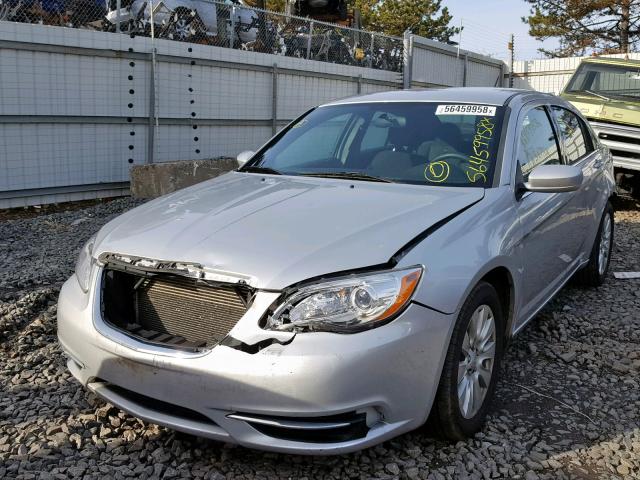 1C3CCBAB9CN302981 - 2012 CHRYSLER 200 LX SILVER photo 2