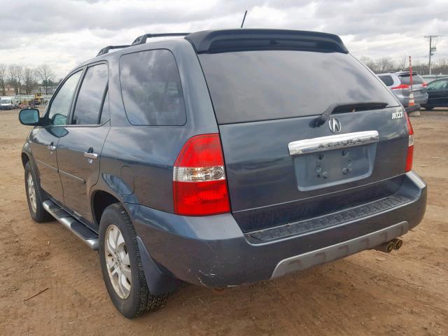 2HNYD18633H546243 - 2003 ACURA MDX TOURIN GRAY photo 3