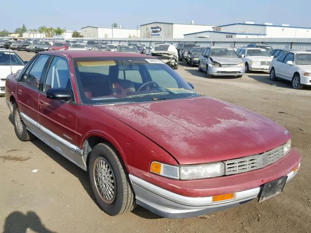 1G3WS54T8MD334281 - 1991 OLDSMOBILE CUTLASS SU MAROON photo 1