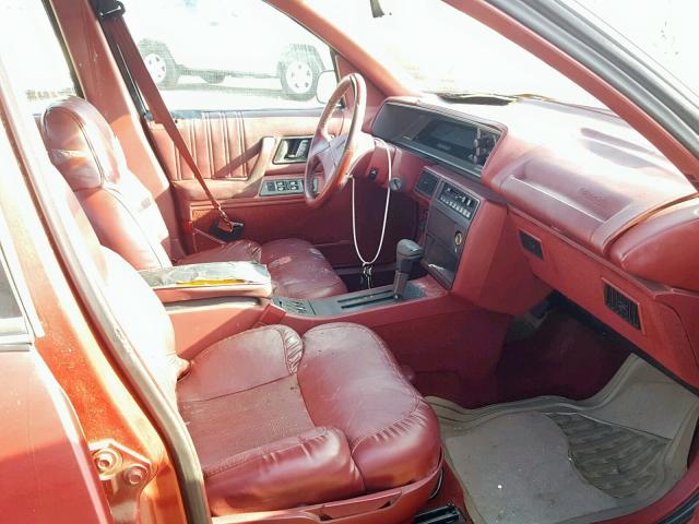 1G3WS54T8MD334281 - 1991 OLDSMOBILE CUTLASS SU MAROON photo 5