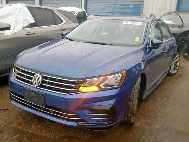 1VWAT7A32GC045833 - 2016 VOLKSWAGEN PASSAT S BLUE photo 2